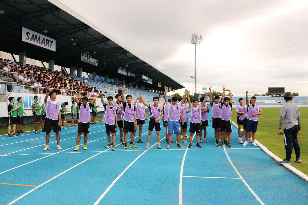 บรรยากาศการเข้าทดสอบความเหมาะสมกับตำแหน่ง นสต. (วิ่ง 1,000 เมตร)