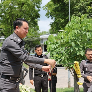 ศูนย์ฝึกอบรมตำรวจภูธรภาค2 ร่วมสืบสานประเพณีวันสงกรานต์